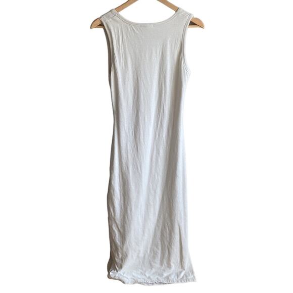 Sundry Tank Knot Midi Dress Off White 2 - Picture 7 of 8